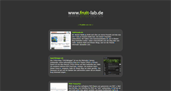 Desktop Screenshot of fruit-lab.de